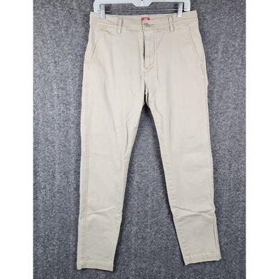 Levis XX Chino Pants Mens 30x32 Khaki Tan Standard Taper 85226-0069
