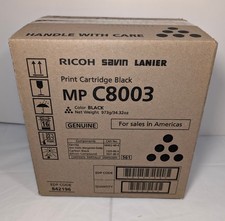 New Genuine Ricoh MP C8003 Black Toner Cartridge for Ricoh, Savin, and Lanier