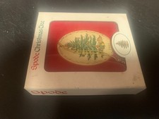 Spode Christmas Tree Oval Porcelain Christmas Ornament 1998 In Box