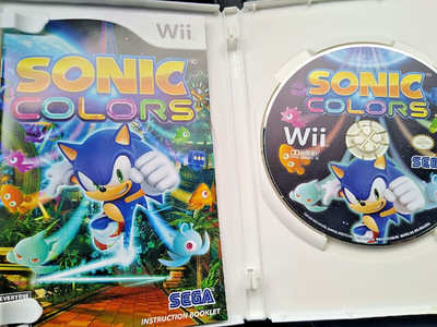 Sonic Colors Nintendo Wii Complete CIB Tested Clean Fast Shipping