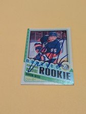Aaron Ness Signed New York Islanders Rookie Card Z. rookie card picture