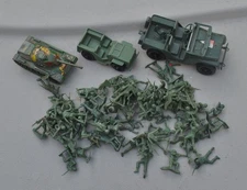 50+ Vintage Timmee PPC Vietnam era soldiers, tanks, trucks, jeeps