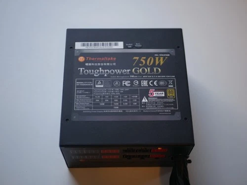 Thermaltake Toughpower GT 750W 80 Plus Gold Full Modular Black **TESTED**
