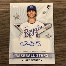 2022 Topps Series 1 - Baseball Stars Autographs Jake Brentz #BSA-JB (AU, RC)