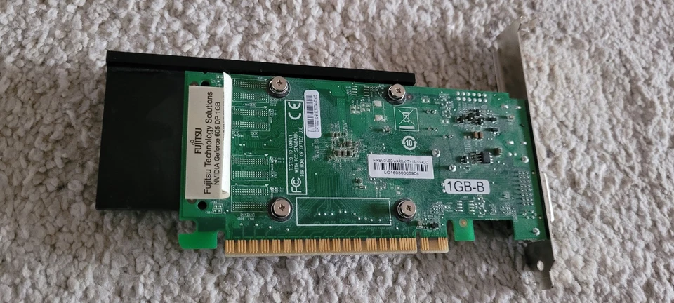 Grafikkarte Fujitsu NVIDiA Geforce 605 DP 1GB DVI DisplayPort DP PCI Express 2.0 - Image 3 of 4