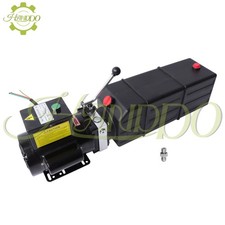 Hydraulic Power Unit 16 Quart 4 Gallon Hydraulic Pump 3450RPM 2HP Single Phase