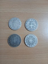 2 monete vittorio emanuele 2 1863 -2 monete umberto 1  1881-1887