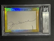 Tommy Lasorda Joe Torre 2014 Leaf Executive Collection Auto Cut 1/1 BGS HOF