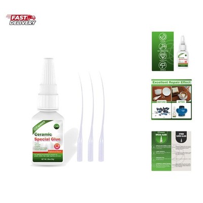 30g Ceramic Glue, Instant Ceramic Super Glue for Porcelain and Pottery Repair...