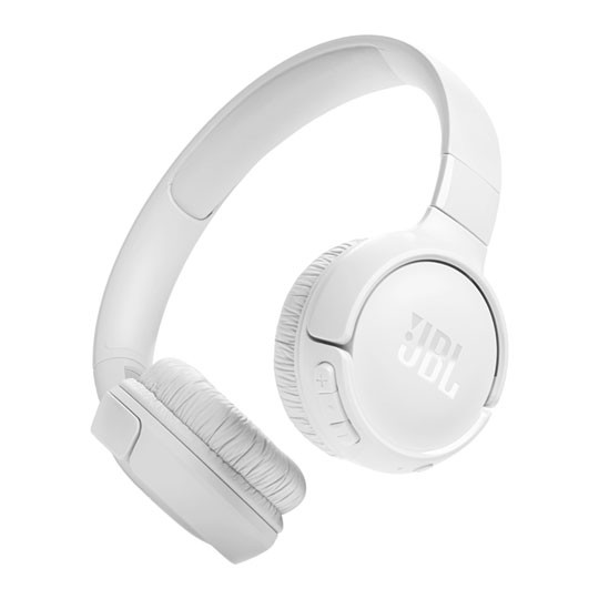 JBL T520BT On-Ear Wireless Bluetooth 5.3 Headphones - White - Image 2