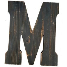 ABELOTS Big Letter Wall Art for Living Room, Bathroom, Bedroom, and Home Big M