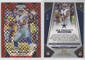 2017 Panini Prizm Red Power Prizm /49 Dak Prescott #67