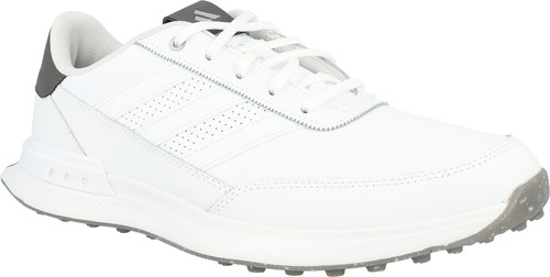 Adidas S2G SL Leather 24 IF0298 FTWR White/Charcoal Men Spikeless Golf Shoes - Picture 2 of 8