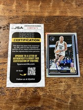 Courtney Williams IP Signed Donruss Card JSA Coa Lynx Autographed WNBA