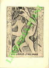 BAUER Imre - bookplate Imre Bauer. (0-35950)
