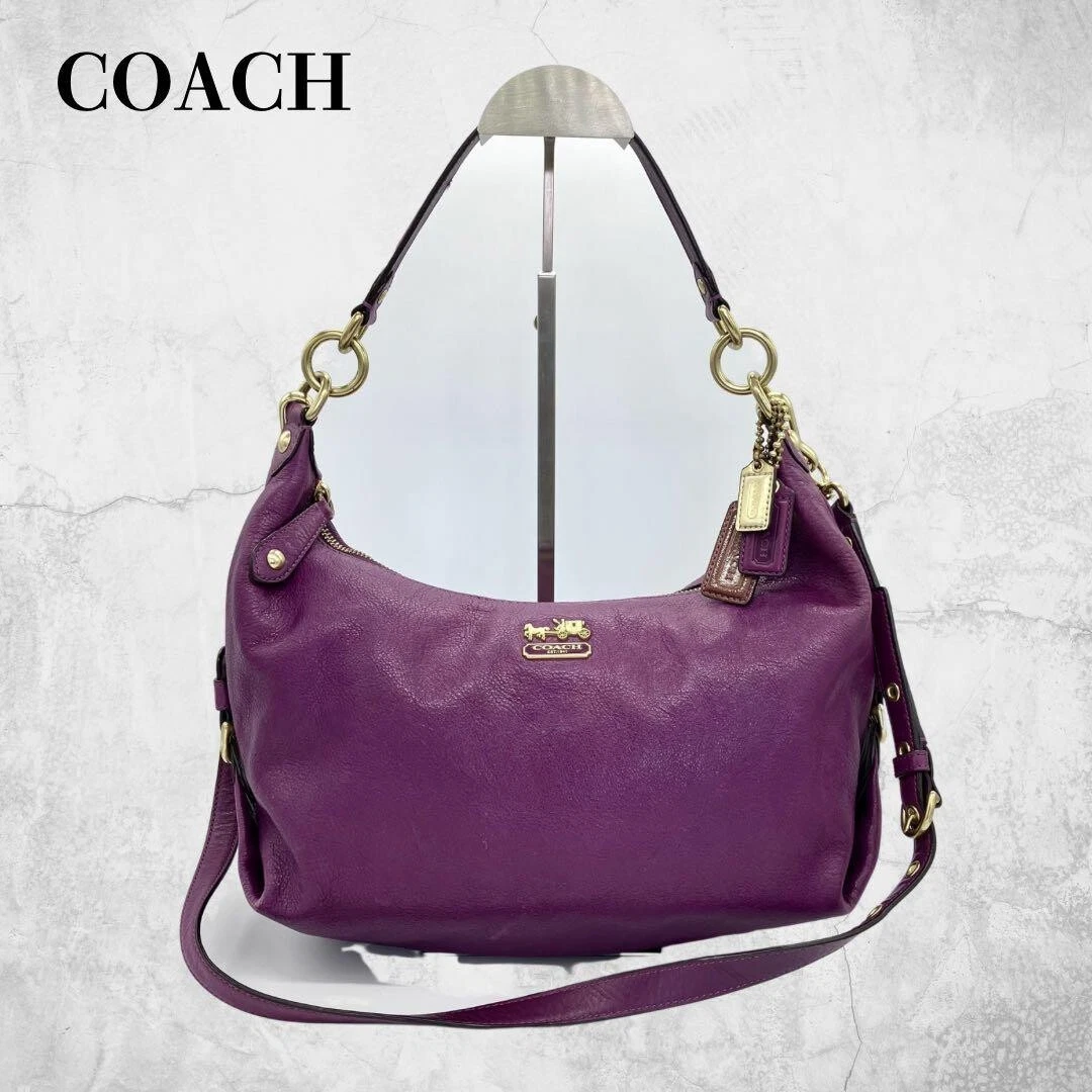 Coach Madison Shoulder Bag Purple Bags & Handbags for Women for