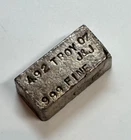 Vintage J&J 4.92 oz .999 Fine Silver Bar, NR.