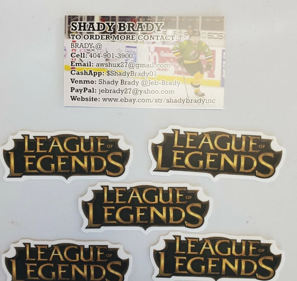 League of Legends DIE CUT STICKERS 10 PACK LOT FREE USA 🇺🇸 SHIPPING  - Image 3 of 4