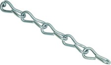Jack Chain Single Link Galvanised 1m to 10m Hanging Basket Bird Feeder 3x33mm