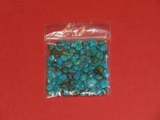 Natural Turquoise Center Drilled Nugget Spacer Bead Assortment 29.6 Grams NOS