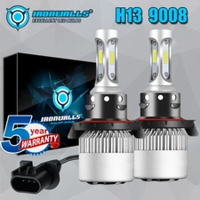 3-Sides H13 9008 LED Headlight Bulb Hi/Lo Beam 1000W 360000LM Super Bright White