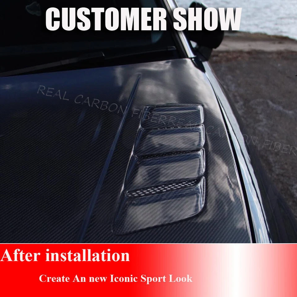 For Audi A3 Sline S3 Sedan 2014-2016 Carbon Fiber Front Engine Bonnet Hood Cover - Image 3 of 4