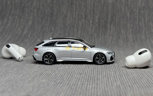 ZD Masdi 1:64 Silver RS6 Avant Wagon Sports Model Diecast Metal Car BN - Picture 5 of 8