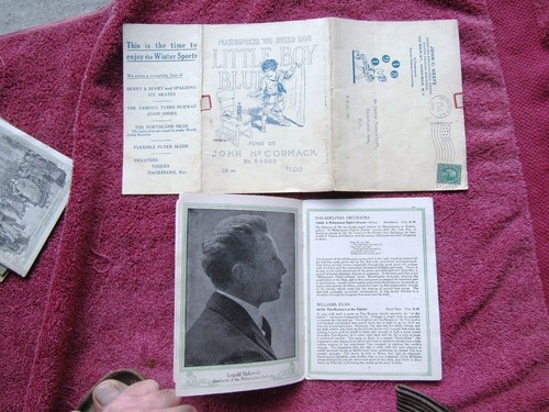 New VICTOR RECORDS February 1918 STORE WRAPPER Stokowski Jascha Heifetz CATALOG - Picture 3 of 6