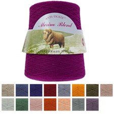 King Cole Yarn Cone Merino Blend 4 Ply Anti-Tickle Knitting Crochet Wool 500g