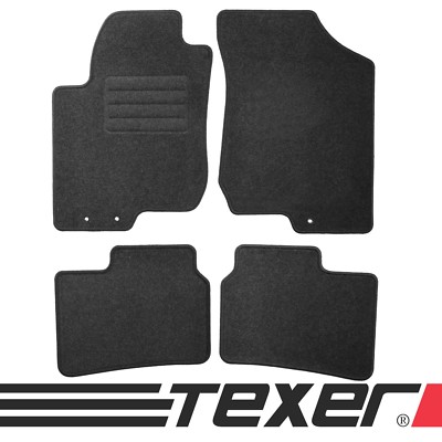 Fussmatten für Hyundai i30 I FD 2007-2012 Graphit / Anthrazit Textil Fußmatten