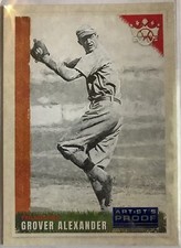 2022 Panini Diamond Kings Blue Artitst's Proof Grover Alexander #21 Philadelphia