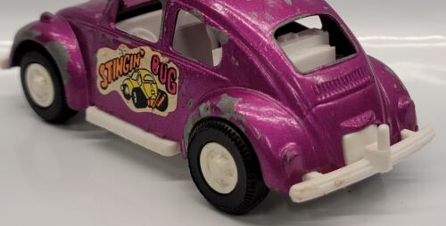 1970's Tootsietoy 4" Purple Volkswagen Vintage Collectible - Picture 10 of 11