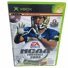 NCAA Football 2005 / Top Spin Combo (Xbox, 2005) Game Disc w/Case & Manual