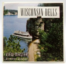 View Master A526, Wisconsin Dells, WI, Sawyer's, 1962, 3 Reel Set