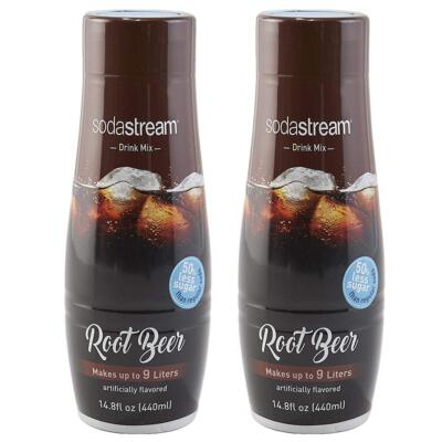 Pack of 2 SodaStream Drink Concentrate 14.8 Fl Oz Flavored Sparkling Water