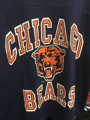 70s 80s LOGO 7 ナンバリング Tシャツ BEARS オレンジ XL Vintage Logo 7 Chicago Bears Jersey T Shirt XL #1002 | eBay