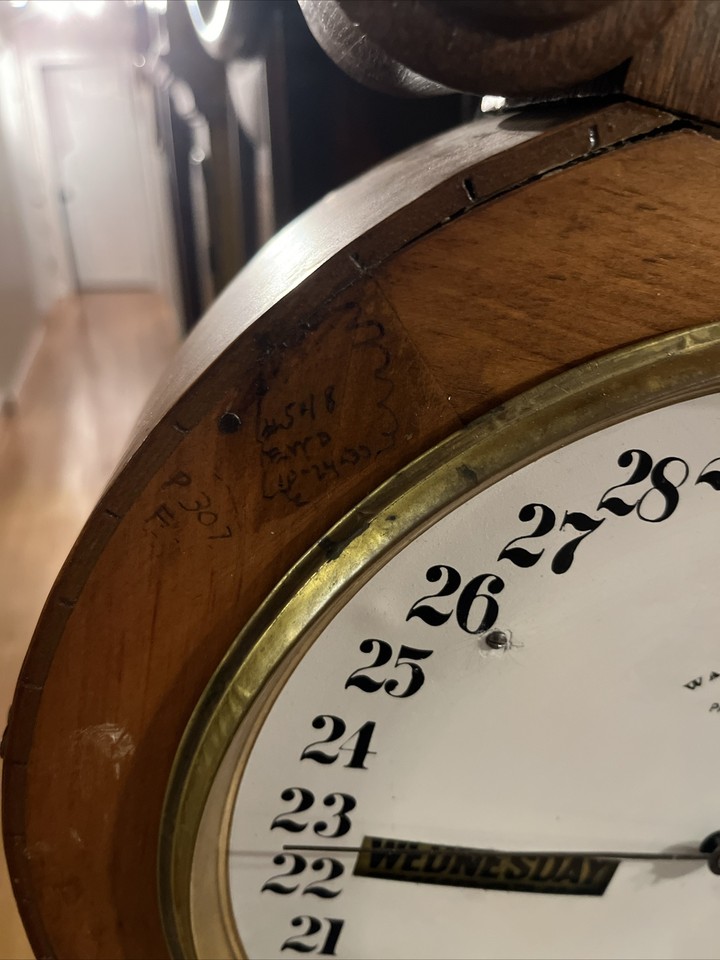 Waterbury Calendar Wall Clock eBay