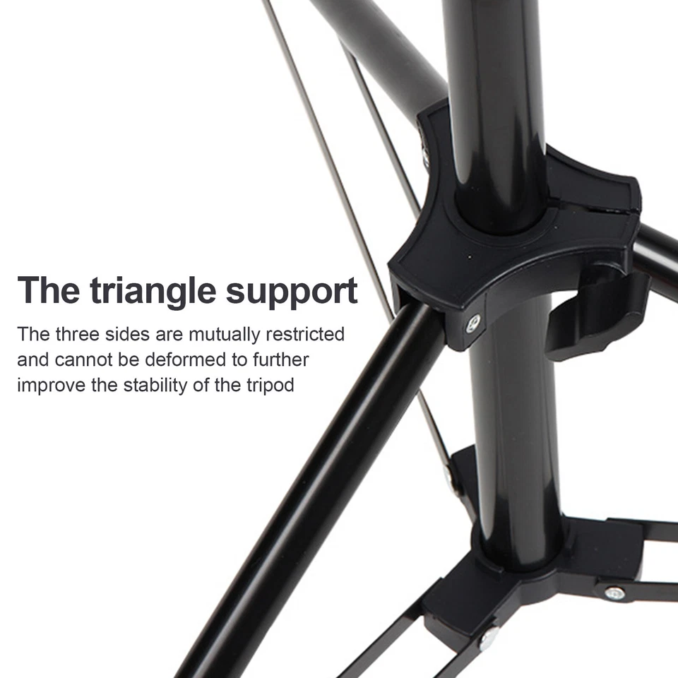 Kit de soporte de fondo ajustable de 10 pies y 3 m para fotografía y video negro Foto 3 de 4