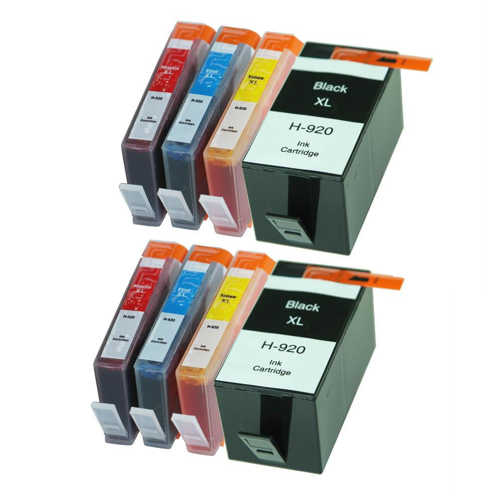 8 HP 920XL Ink Cartridges for OfficeJet 6000 6500 7000 7500A Printers  