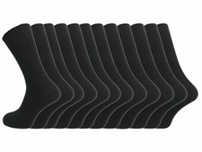 100% Cotton socks Ultimate 12 Pairs Mens Pure cotton Socks Size 6-11