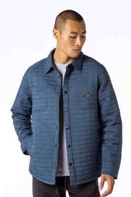 2021 NWT MENS 686 ENGINEERED QUILTED SHACKET $160 M Orion Blue