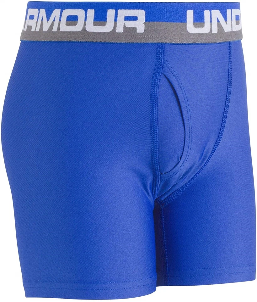 Calzoncillos boxer Under Armour 296427 Performance para niños azul/gris talla juvenil L Foto 3 de 3