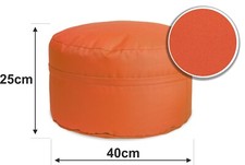 Sitzsack Hocker runder Sitzpouf mit abnehmbarem Bezug Sitzpuff Outdoor & Indoor