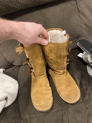 Koolaburra By UGG Victoria Short Boots Women's Size Tan