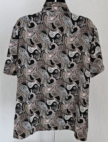Notations Womens Shirt Top Blouse Size 1X Short Sleeve Button Down - 第 24/24 張圖片