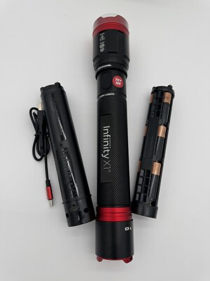 Infinity X1 Dual Power Rechargeable Flashlight 5000 Lumens, 3 Modes - No Box