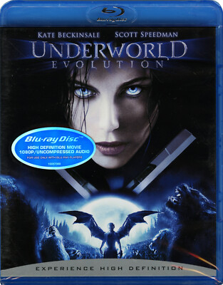 Underworld: Evolution (Blu-ray, 2006) horror, part 2, sequel, UPC CUT, SEALED