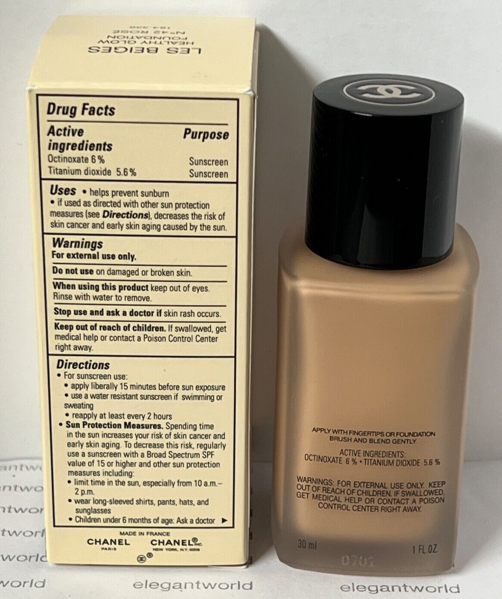 CHANEL LES BEIGES HEALTHY GLOW FOUNDATION Broad Spec SPF 25