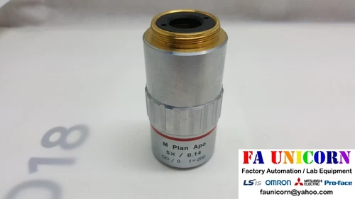 Mitutoyo M Plan Apo 5X / 0.14 Microscope Objective lens EMS/UPS Fast Shipping