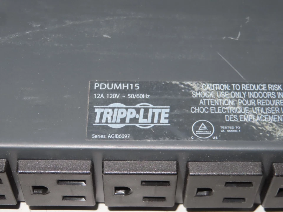 Tripp Lite PDUMH15 120V power single AC input 12A with racks kit - Image 3 of 3